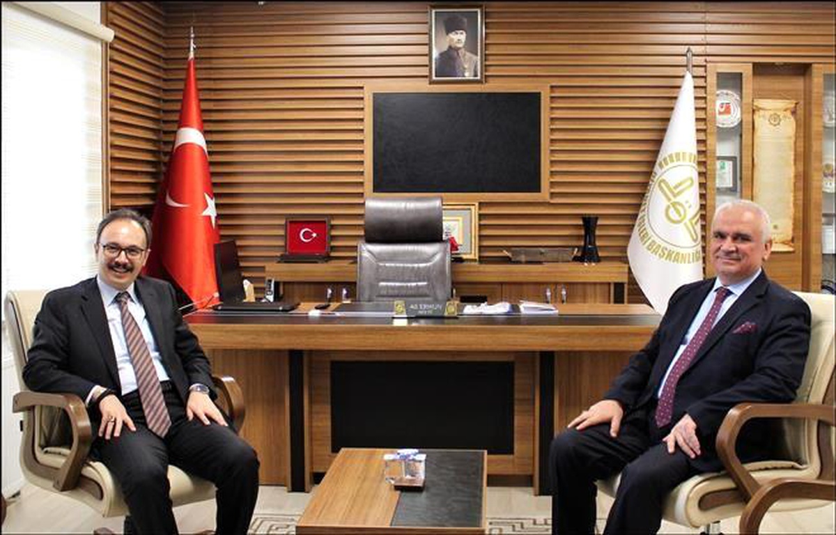 Vali Kızılkaya\'dan İl Müftüsü Erhun\'a ziyaret