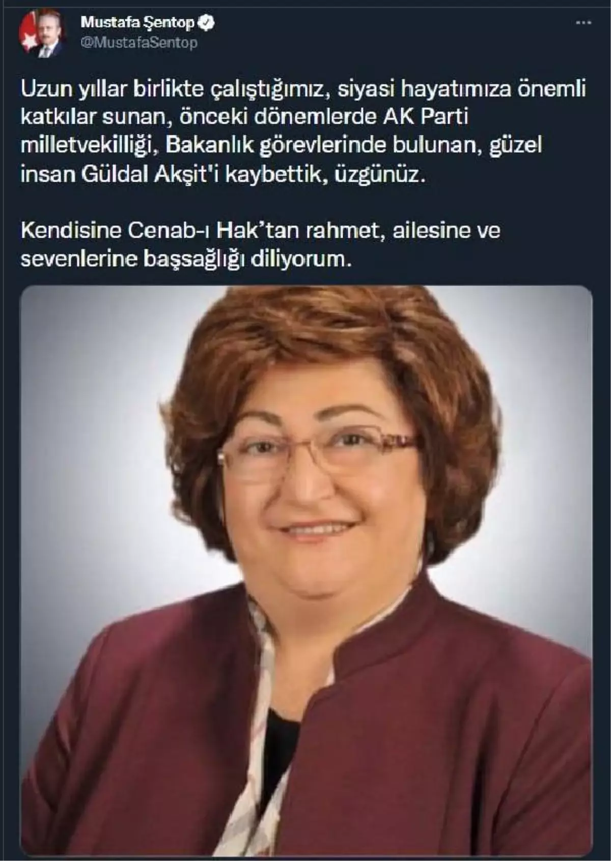 Son dakika haber! AK Parti\'li Güldal Akşit, hayatını kaybetti (2)