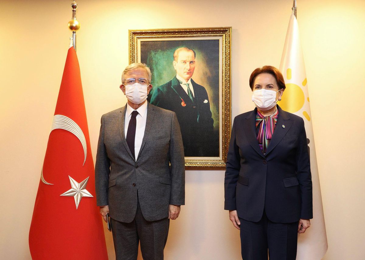 Ankara Büyükşehir Belediye Başkanı Yavaş, İYİ Parti Genel Başkanı Akşener\'i ziyaret etti