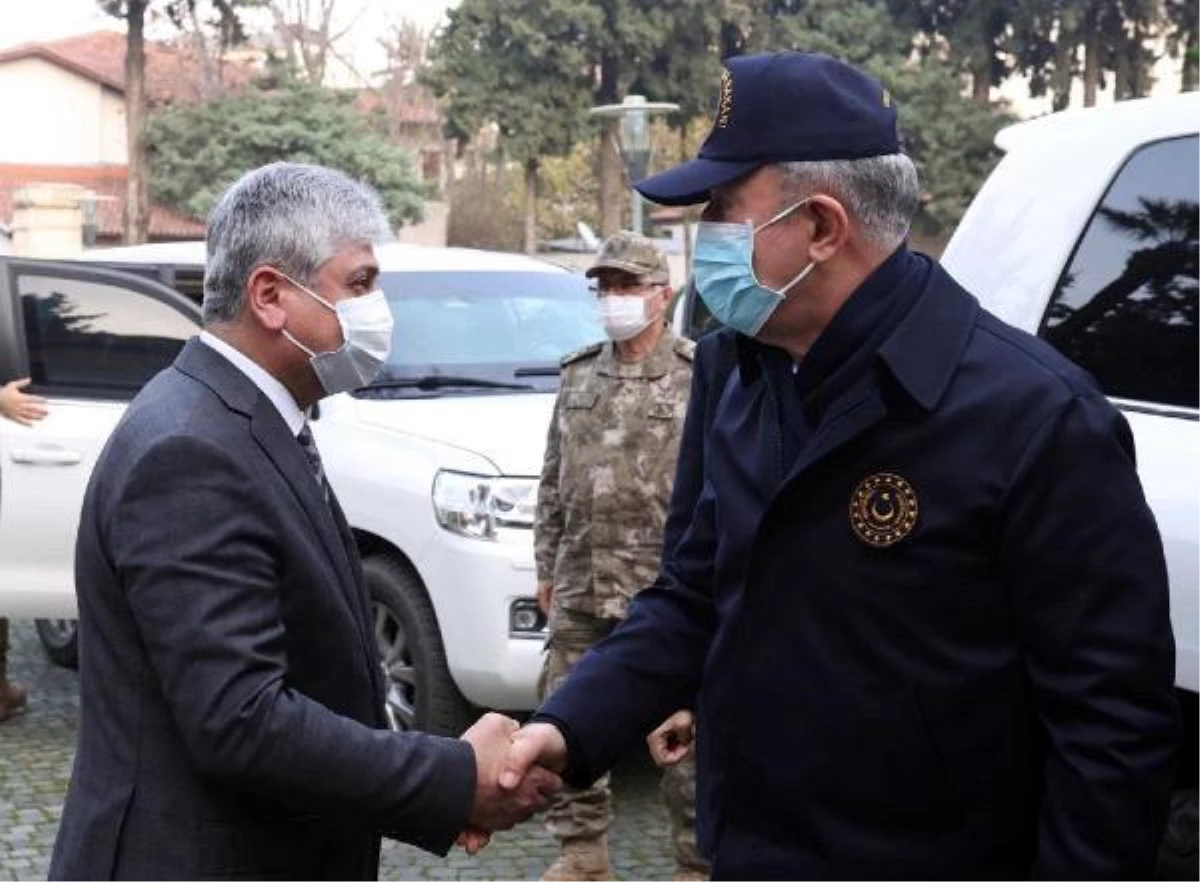 Milli Savunma Bakanı Akar, Hatay Valiliğini ziyaret etti