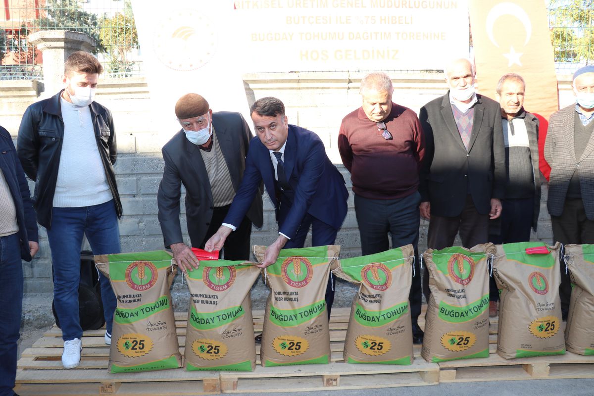 Batman\'da 104 ton ekmeklik buğday tohumu dağıtıldı