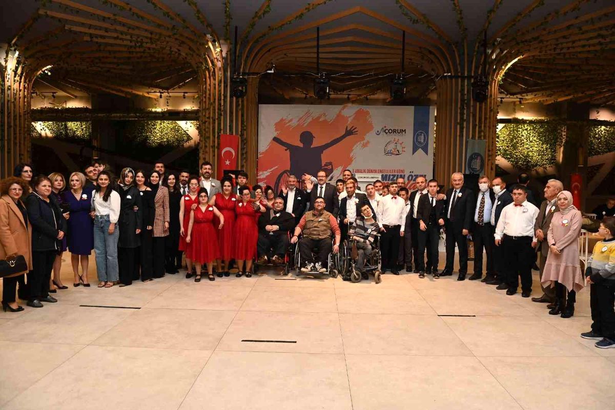 Çorum Belediyesi \'Hayatımızın Özel Kahramanları\'nı unutmadı