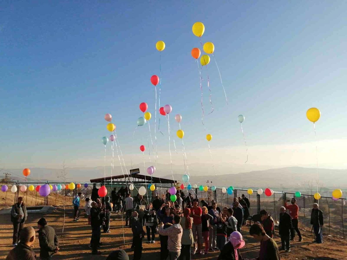 Elazığ\'da engelliler dolasıya eğlendi