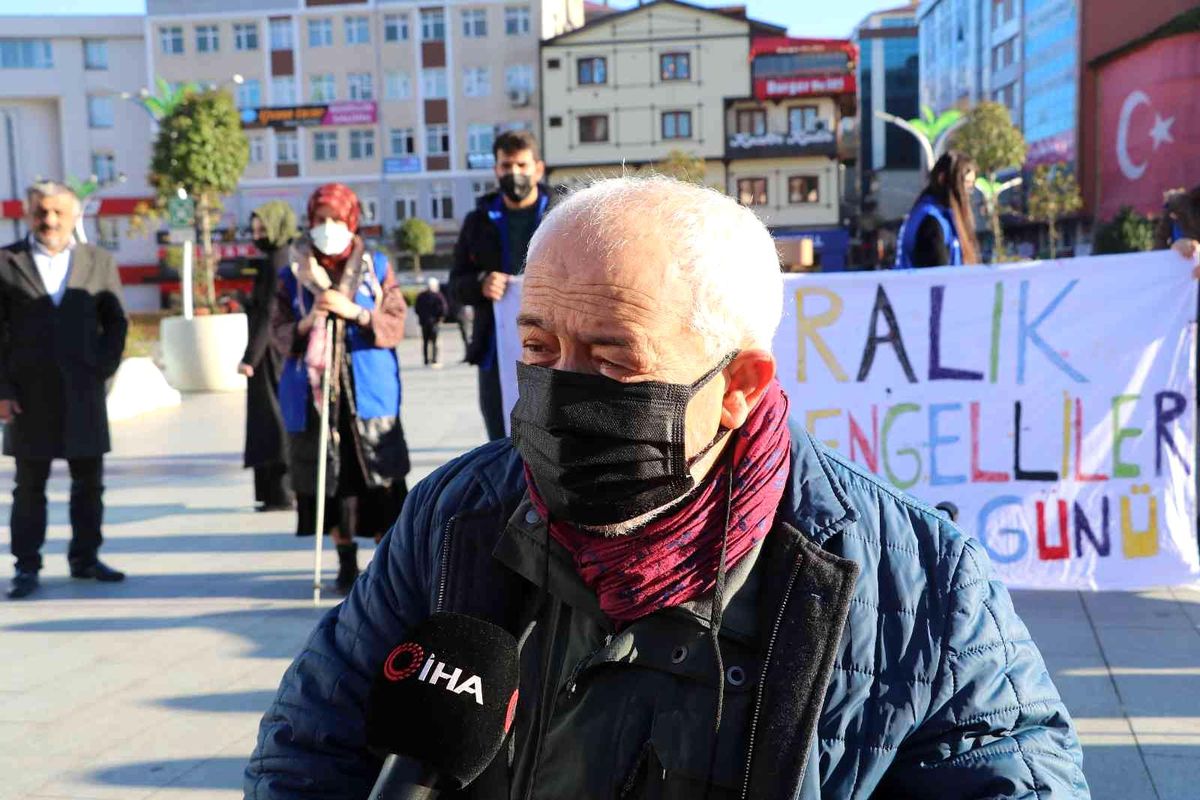 Engelliler gününe özel empati parkuru