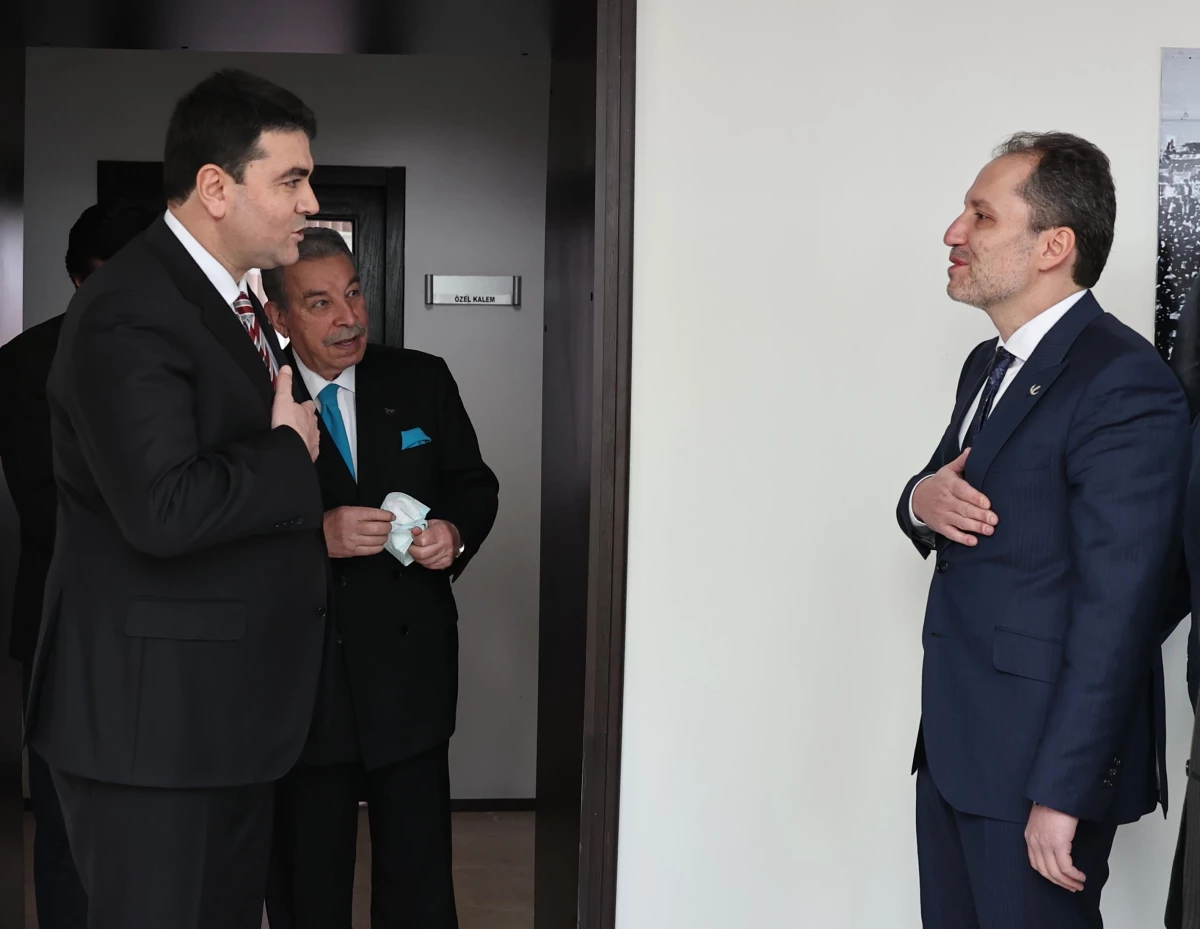 Erbakan, DP Genel Başkanı Uysal\'ı ziyaret etti