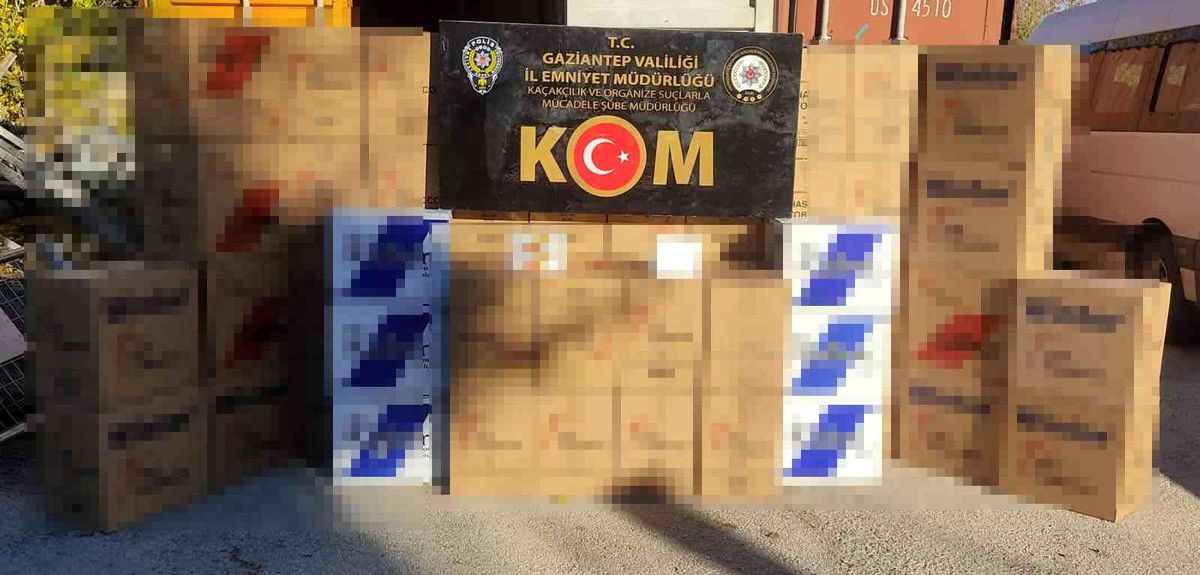 Gaziantep\'te 690 bin adet gümrük kaçağı makaron ele geçirildi