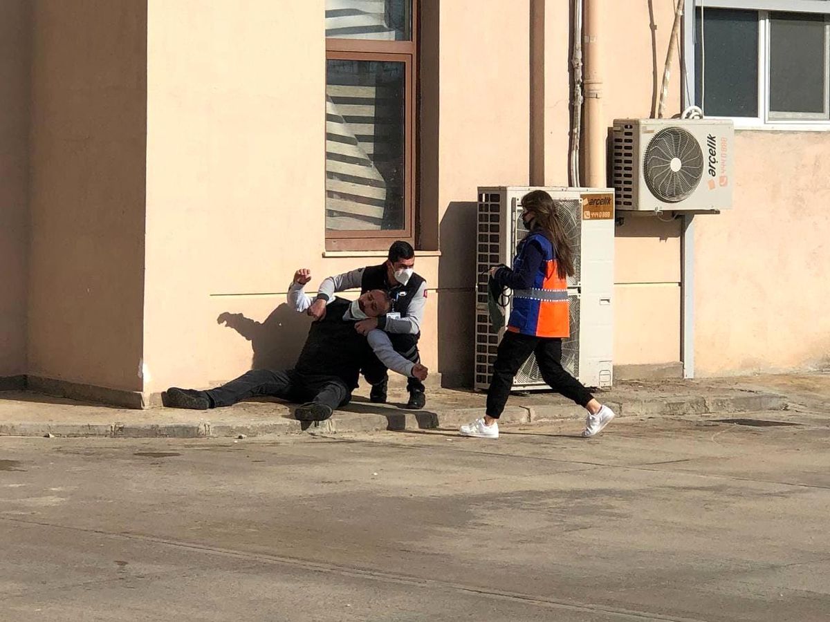 Hastanede gerçeği aratmayan tatbikat