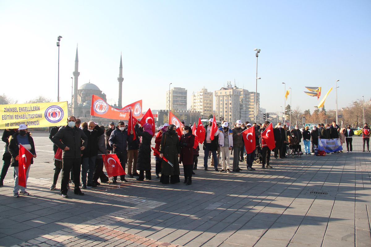 Kayseri\'de Dünya Engelliler Günü etkinliği
