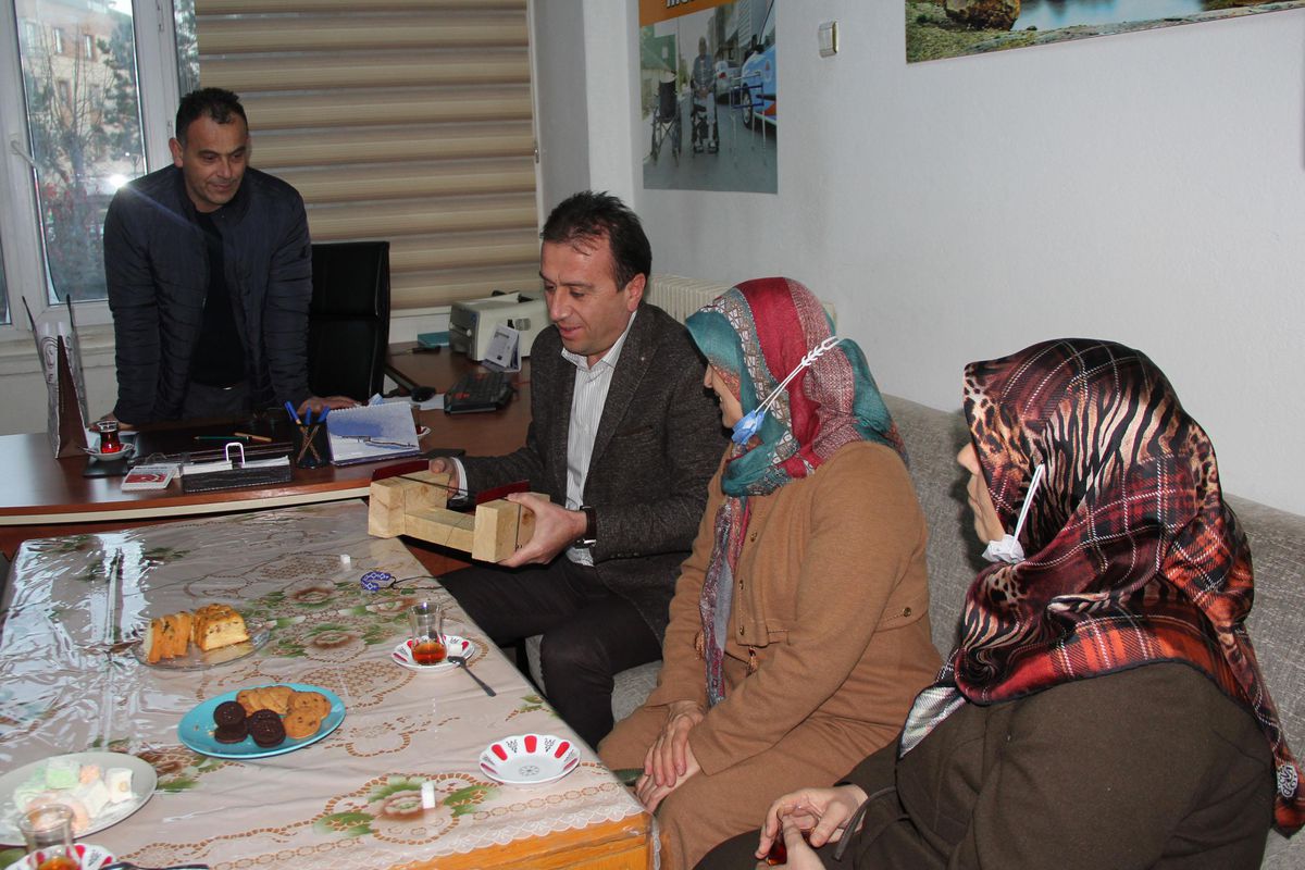 AK Parti Havza İlçe Başkanı Kayan'dan Engelliler Derneğine ziyaret