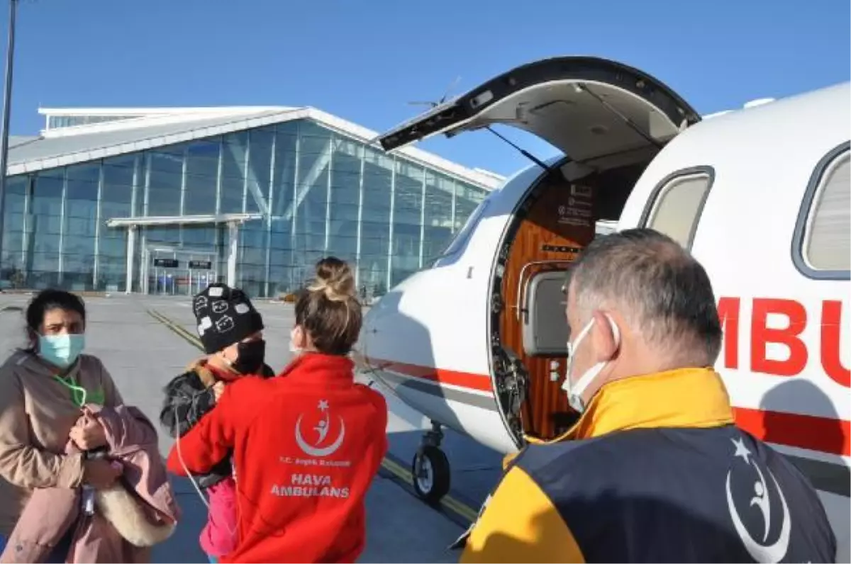 Son dakika haber... AMBULANS UÇAK, 2 YAŞINDAKİ DANYAL İÇİN HAVALANDI