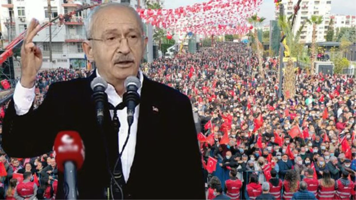 CHP\'nin Mersin mitinginde önemli detay! Şehit nedeniyle müzik yayını yapmadılar