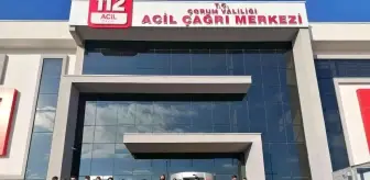 Çorum 112 Acil Çağrı Merkezi'ne 11 ayda 500 bin çağrı geldi