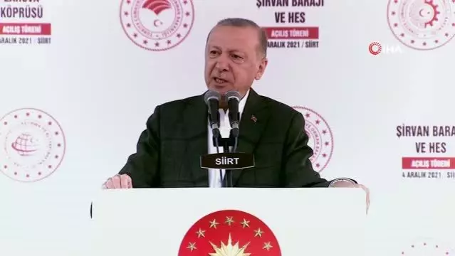 Cumhurbaşkanı Erdoğan Siirt&#39;te 2 milyar 500 milyonluk yatırımın toplu açılışı yaptı - Son Dakika