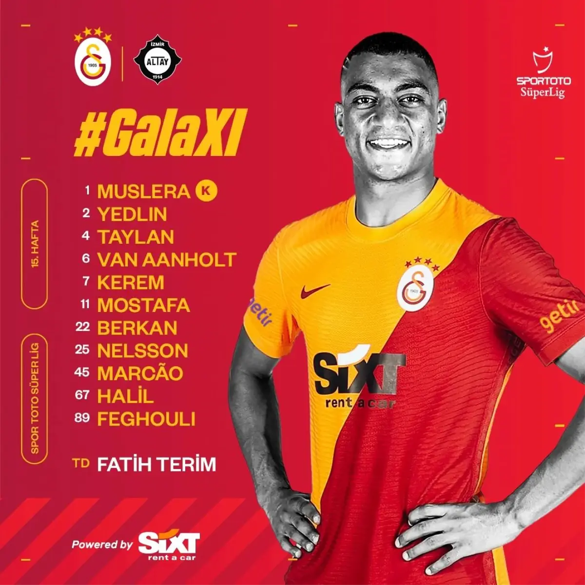 Galatasaray\'da 4 değişiklik