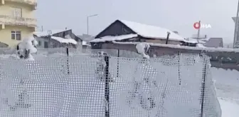 Göle'de soğuk hava hayatı olumsuz etkiledi