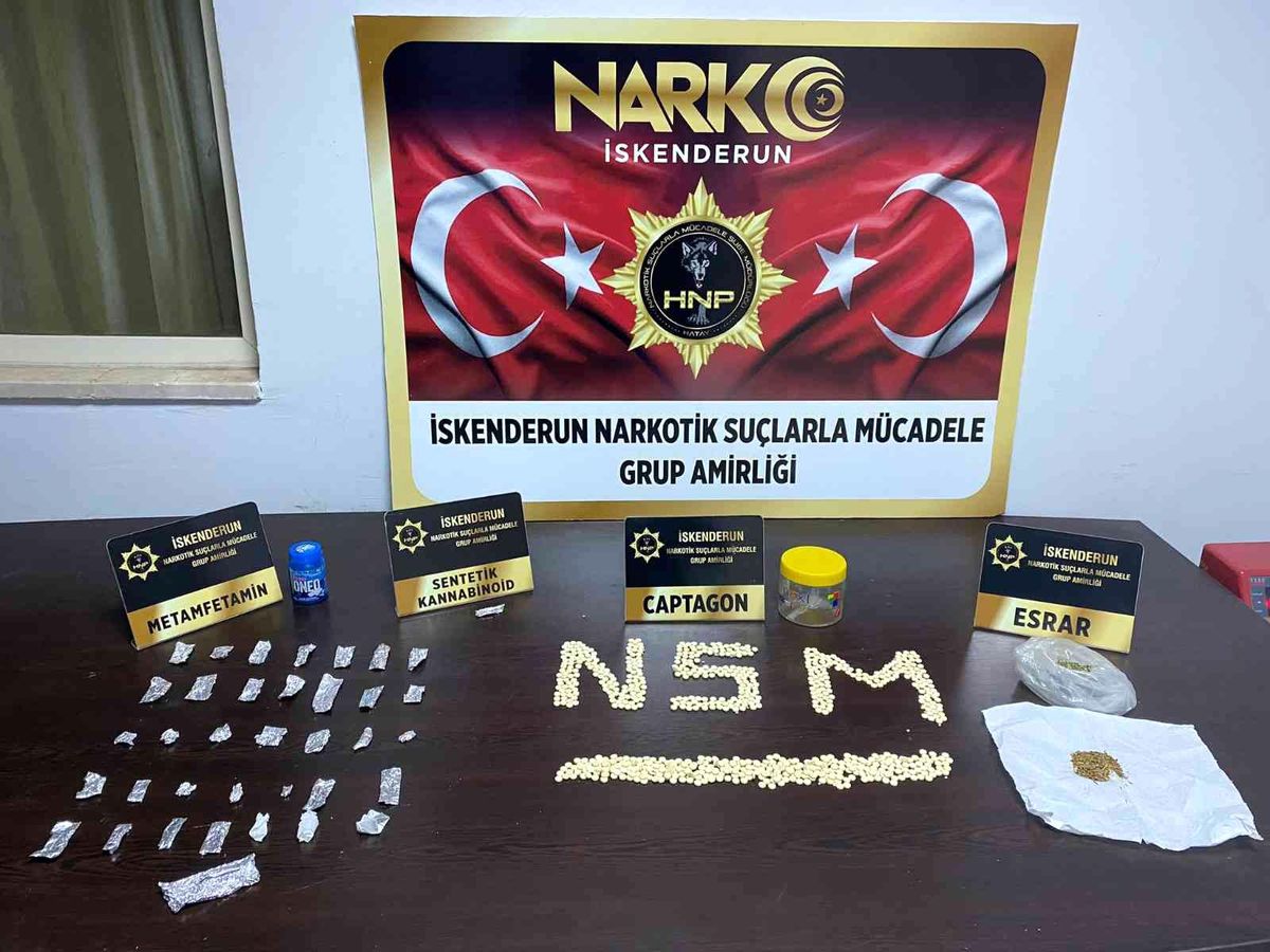Hatay\'da uyuşturucu operasyonu