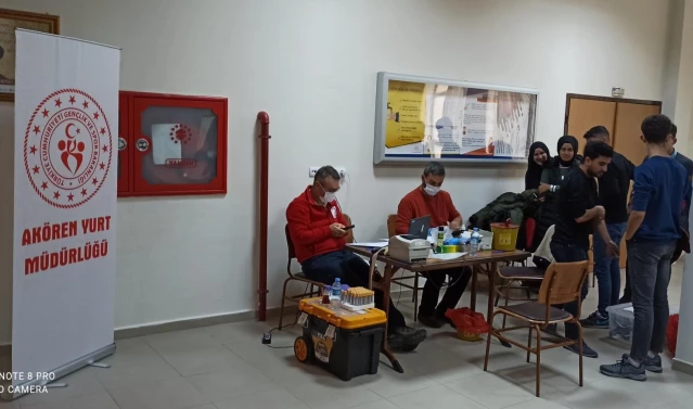 Konya'da üniversite öğrencilerinden kök hücre bağışı