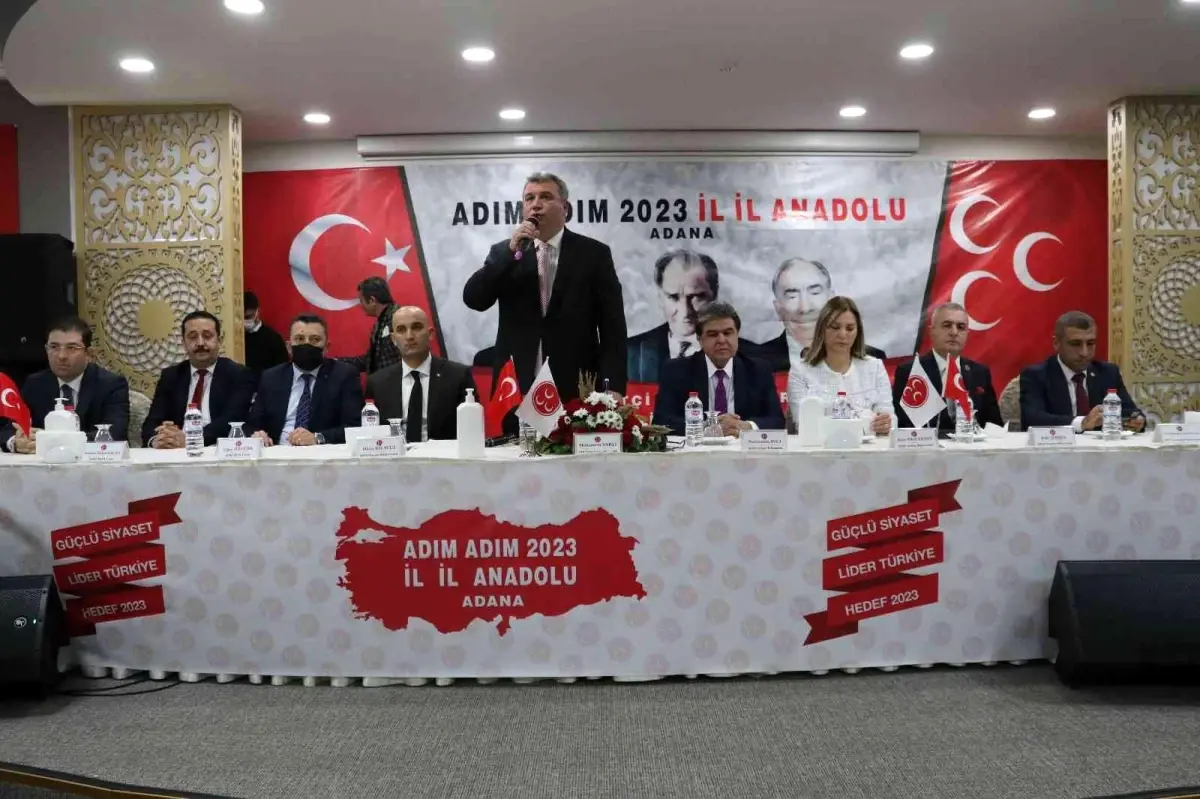 MHP\'nin \'Adım Adım 2023, İl İl Anadolu\' heyeti Adana\'da