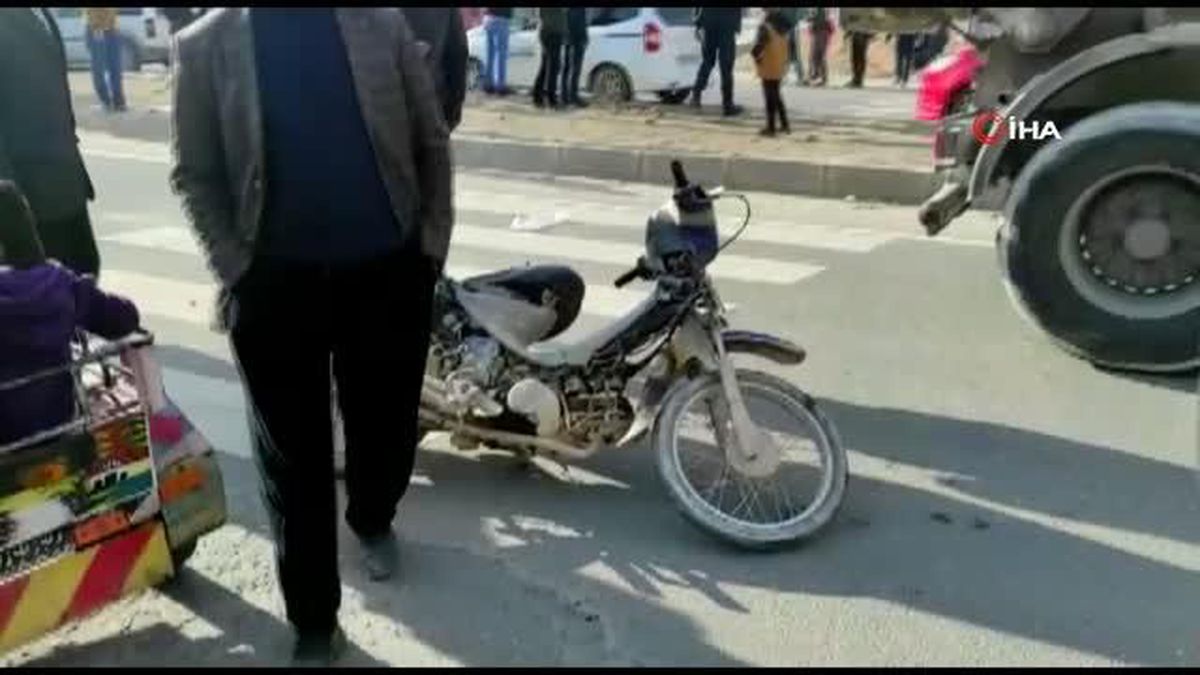 Nusaybin'de tır ile motosiklet çarpıştı: 1 ölü