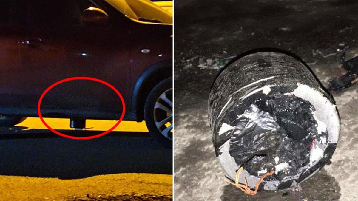 Aracına bomba yerleştirmişler! Polis memuruna suikast son anda önlendi