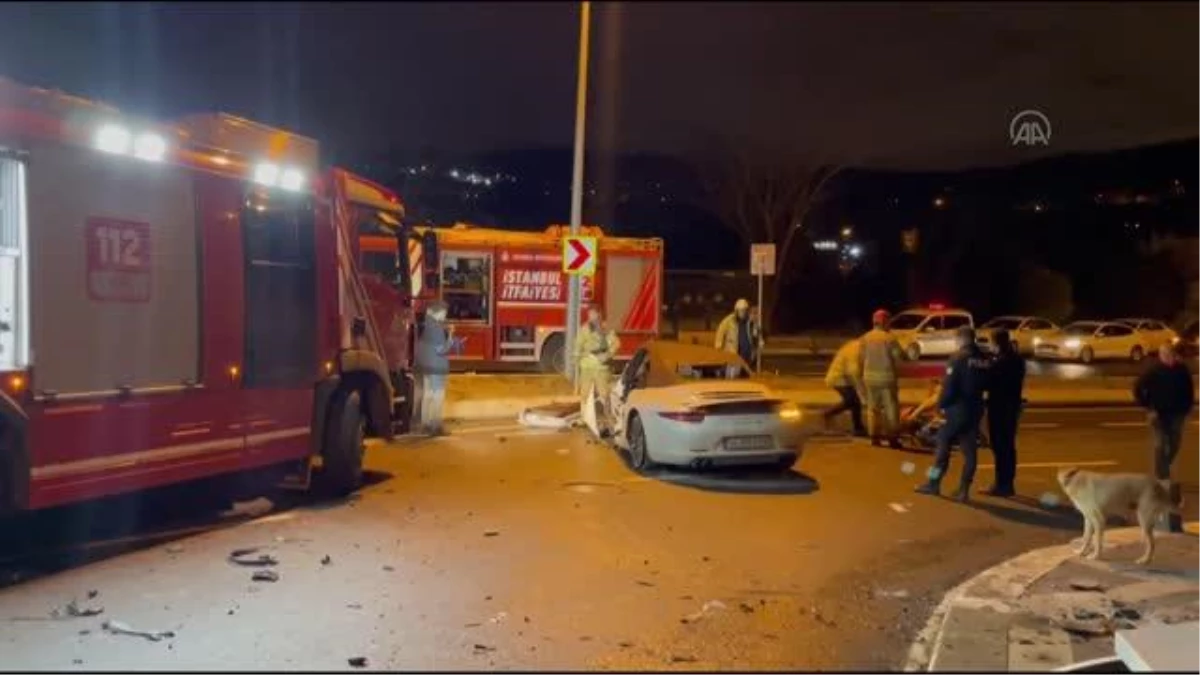 Son dakika haberi! Sarıyer\'deki trafik kazasında 3 kişi yaralandı