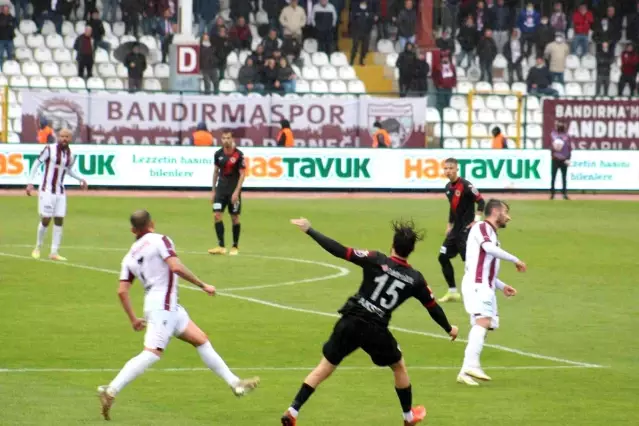 Spor Toto 1. Lig: Bandırmaspor: 1 Gençlerbirliği: 2