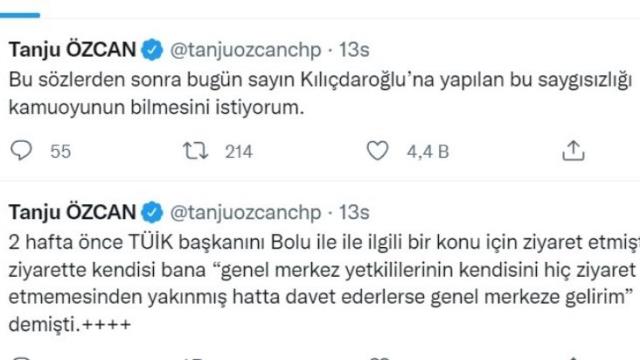 Tanju Özcan açıkladı! Meğer TÜİK Başkanı CHP'liler niye gelmiyor diye yakınmış!