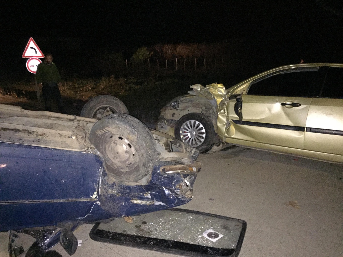 Çarşamba\'da iki otomobilin çarpıştığı kazada 1 kişi yaralandı