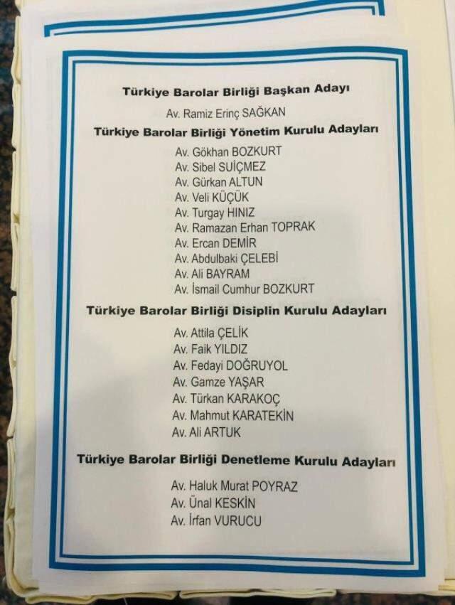 Son Dakika: Türkiye Barolar Birliği'nde Metin Feyzioğlu dönemi sona erdi, yeni başkan Erinç Sağkan oldu