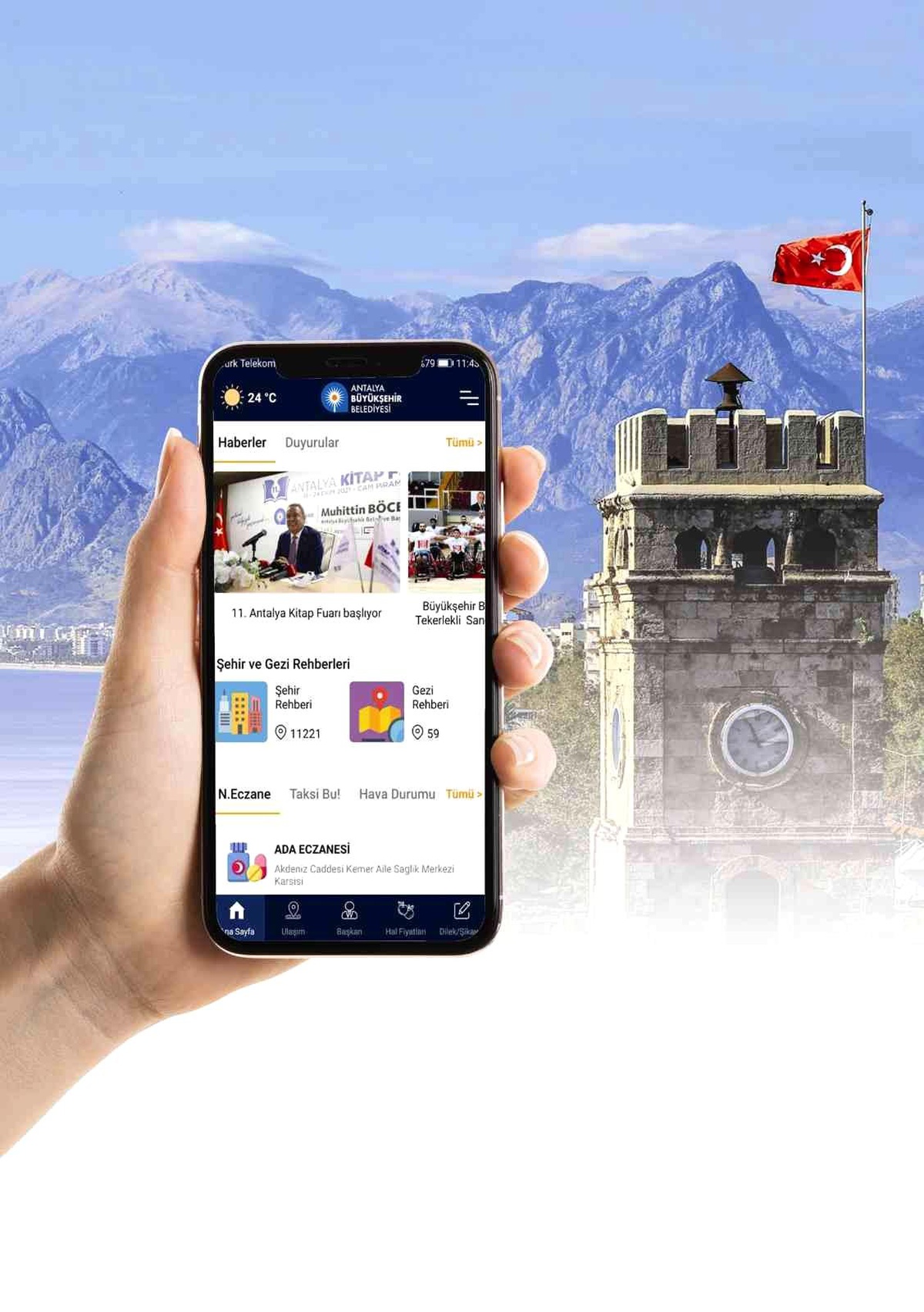 Vatandaşın hayatını kolaylaştıran uygulama; \'Antalya Mobil\'