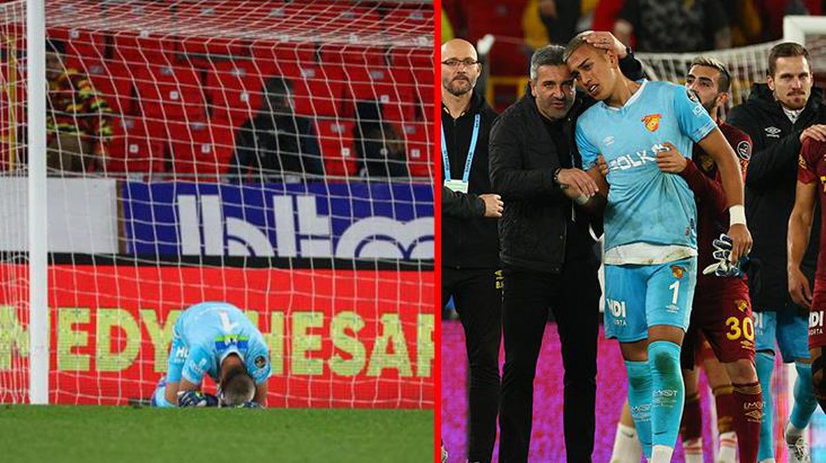 5 buçuk aylık bebeğini kaybeden İrfan Can Eğribayat\'ın gözyaşları maça damga vurdu