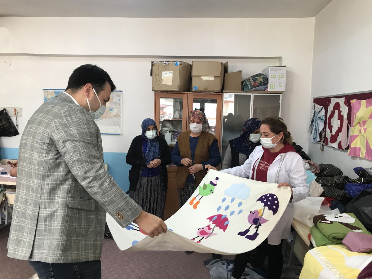 Aladağ Kaymakamı Berker Çırak'tan Halk Eğitim Merkezine ziyaret