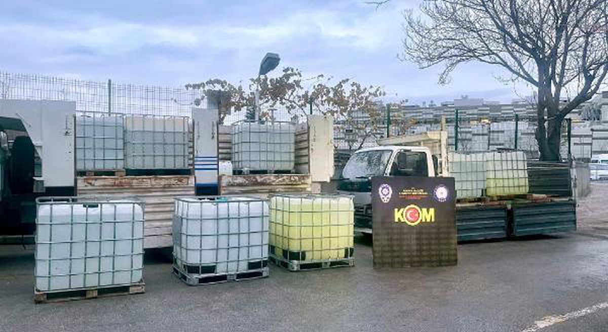 Ankara\'da 9 ton etil ve metil alkol ele geçirildi