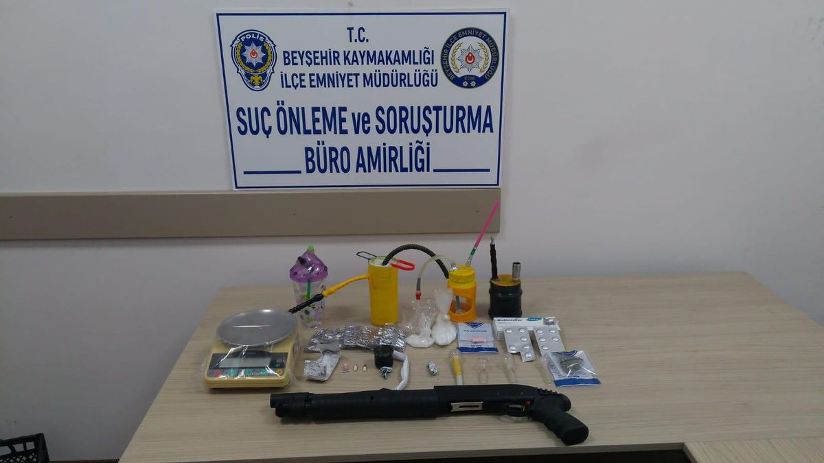 Beyşehir\'de uyuşturucu operasyonunda bir kişi tutuklandı