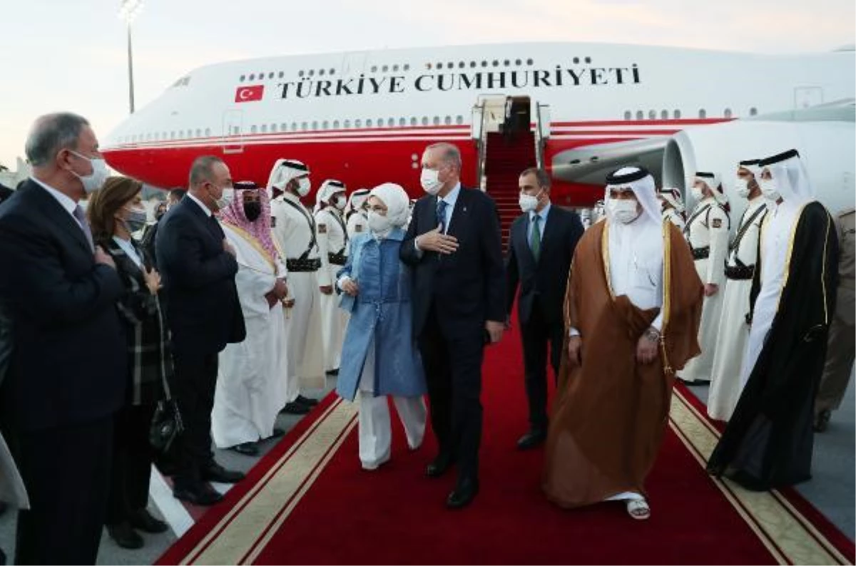 Cumhurbaşkanı Erdoğan, Katar\'da