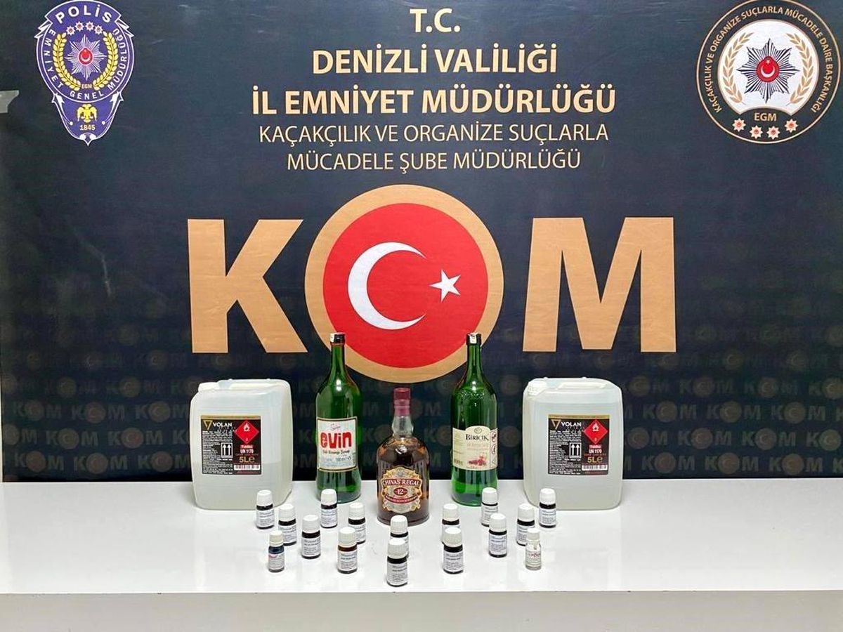 Denizli\'de yılbaşı öncesi sahte alkol denetimleri arttı