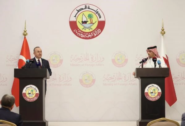 Dışişleri Bakanı Çavuşoğlu, Katarlı mevkidaşı Şeyh Al Sani ile görüştü