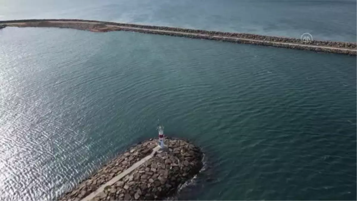 Enez Deniz Gümrük Kapısı liman inşaatı sürüyor