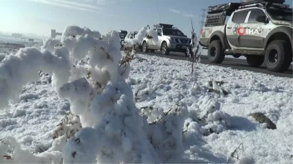 Erzurum Macera Off-Road Doğa Sporları ekibi kış sezonunu açtı