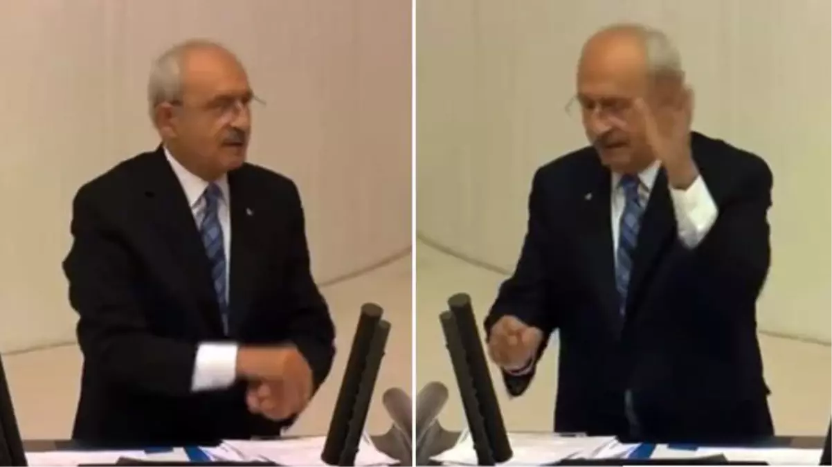 CHP\'den, Kılıçdaroğlu\'nun Meclis kürsüsünde yaptığı el hareketine savunma: Elinin sırtına vurdu