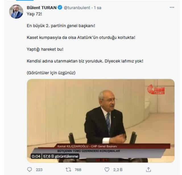 Kılıçdaroğlu'nun Meclis'teki el hareketine AK Parti'den sert tepki Kılıçdaroğlu'nun Meclis'teki el hareketine AK Parti'den sert tepki