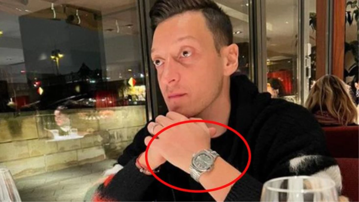 Mesut Özil\'in kolundaki saatin fiyatı, 3 futbolcunun yıllık kazancından daha fazla