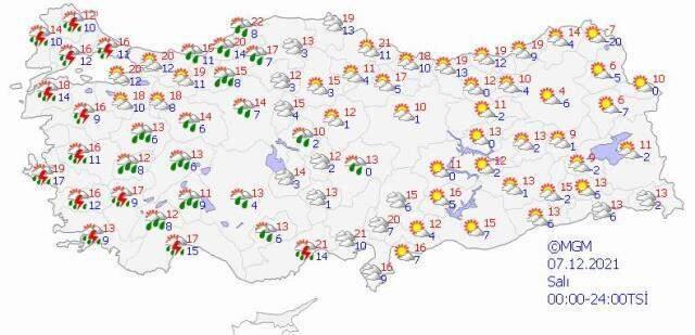 Meteoroloji 6 Aralık tarihli raporunu yayımladı! Çarşamba günü 12 ilde yoğun kar yağışı bekleniyor