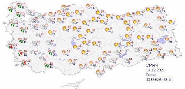 Meteoroloji 6 Aralık tarihli raporunu yayımladı! Çarşamba günü 12 ilde yoğun kar yağışı bekleniyor