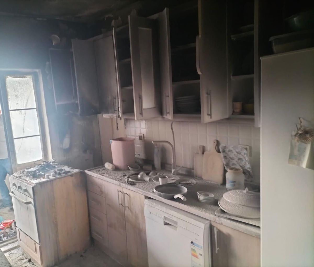 Mudurnu'da evde çıkan yangın büyümeden söndürüldü