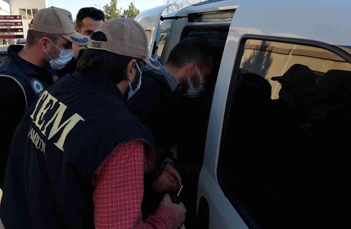 Samsun\'da DHKP/C operasyonunda gözaltına alınan 1 kişi adliyeye sevk edildi