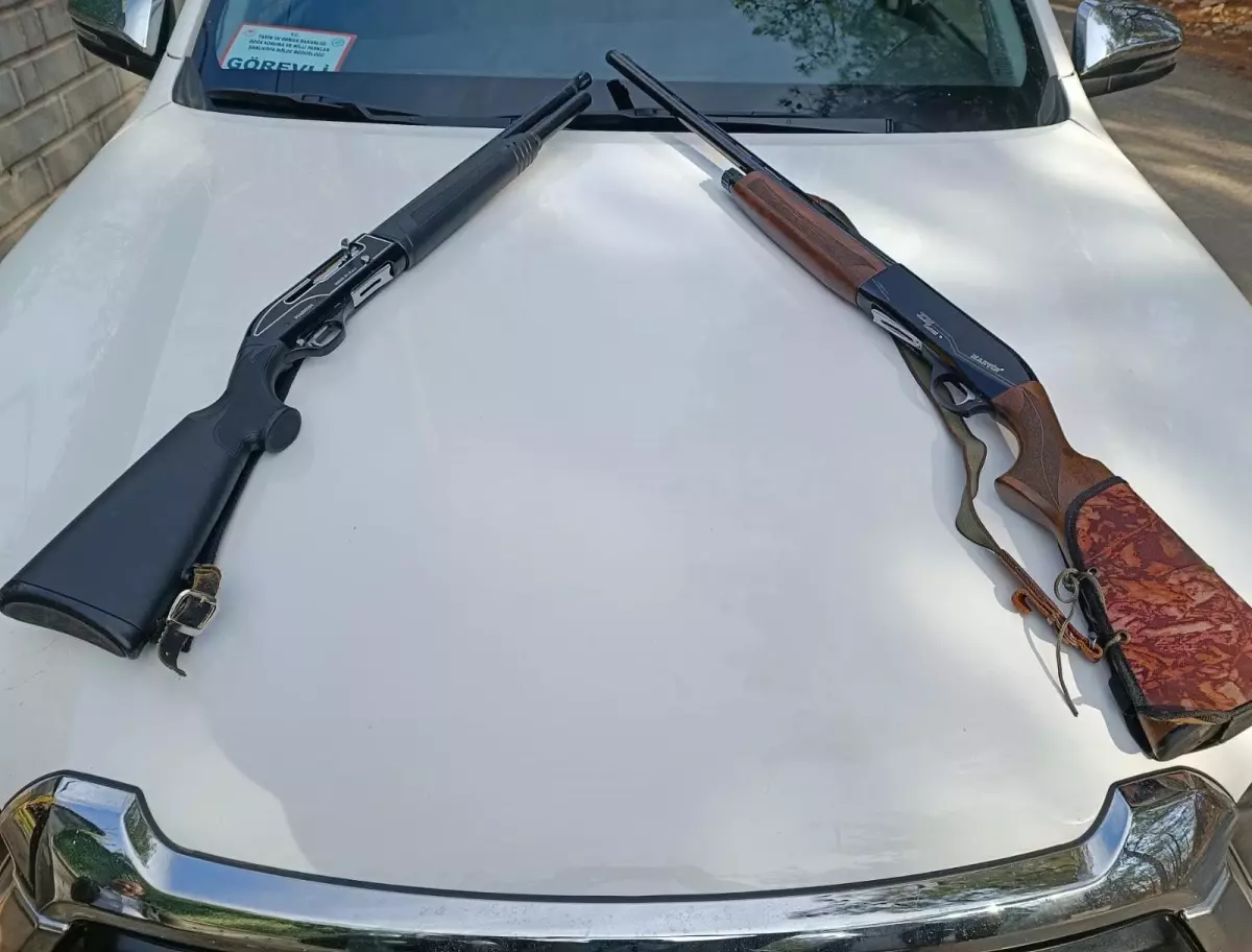 Şanlıurfa'da kaçak avlanan iki kişi yakalandı