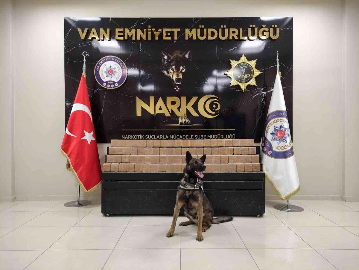 Van\'da 57 kilo uyuşturucu ele geçirildi