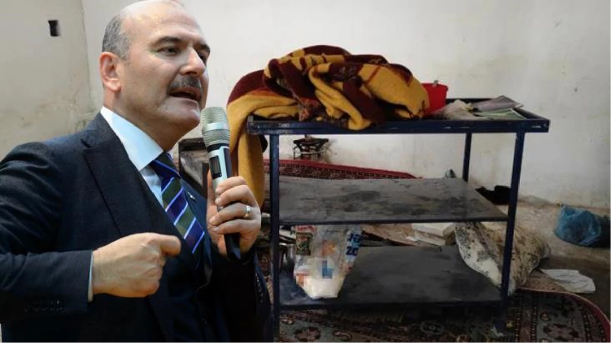 Bakan Süleyman Soylu\'nun öldürüldüğünü açıkladığı teröristin kaldığı ev görüntülendi