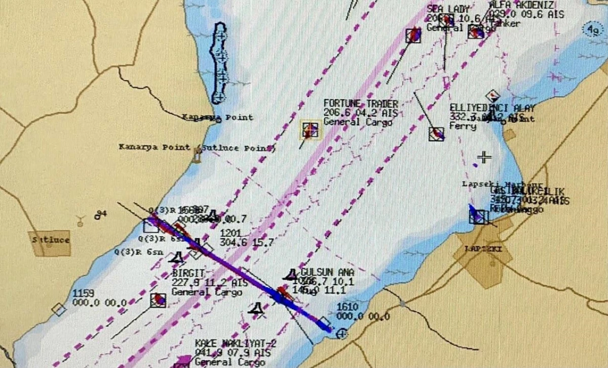 Çanakkale Boğazı\'nda gemi arızası: Boğaz çift yönlü trafiğe kapalı